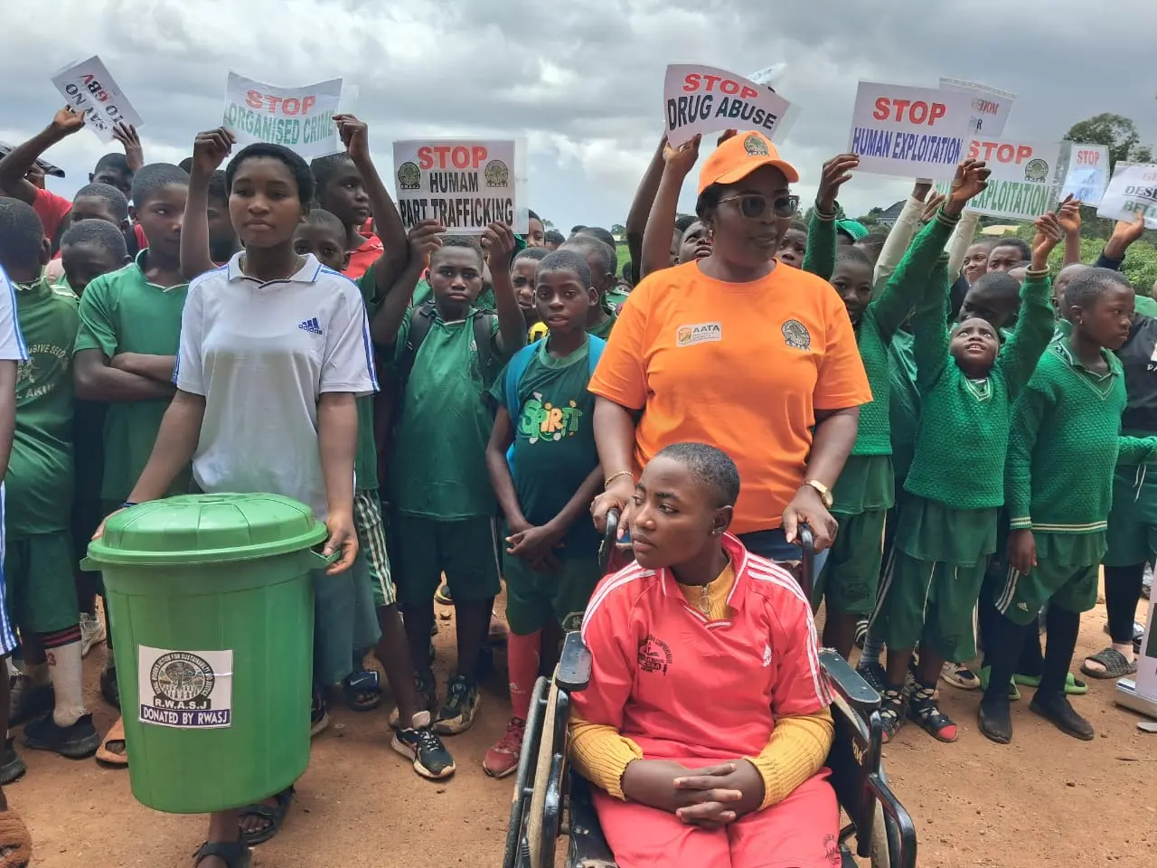 RWASJ Drives Crucial Awareness Against Drug Abuse, Trafficking, and Sexual Violence in Akum Schools